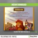 The Lion King Birthday Thank You Cards